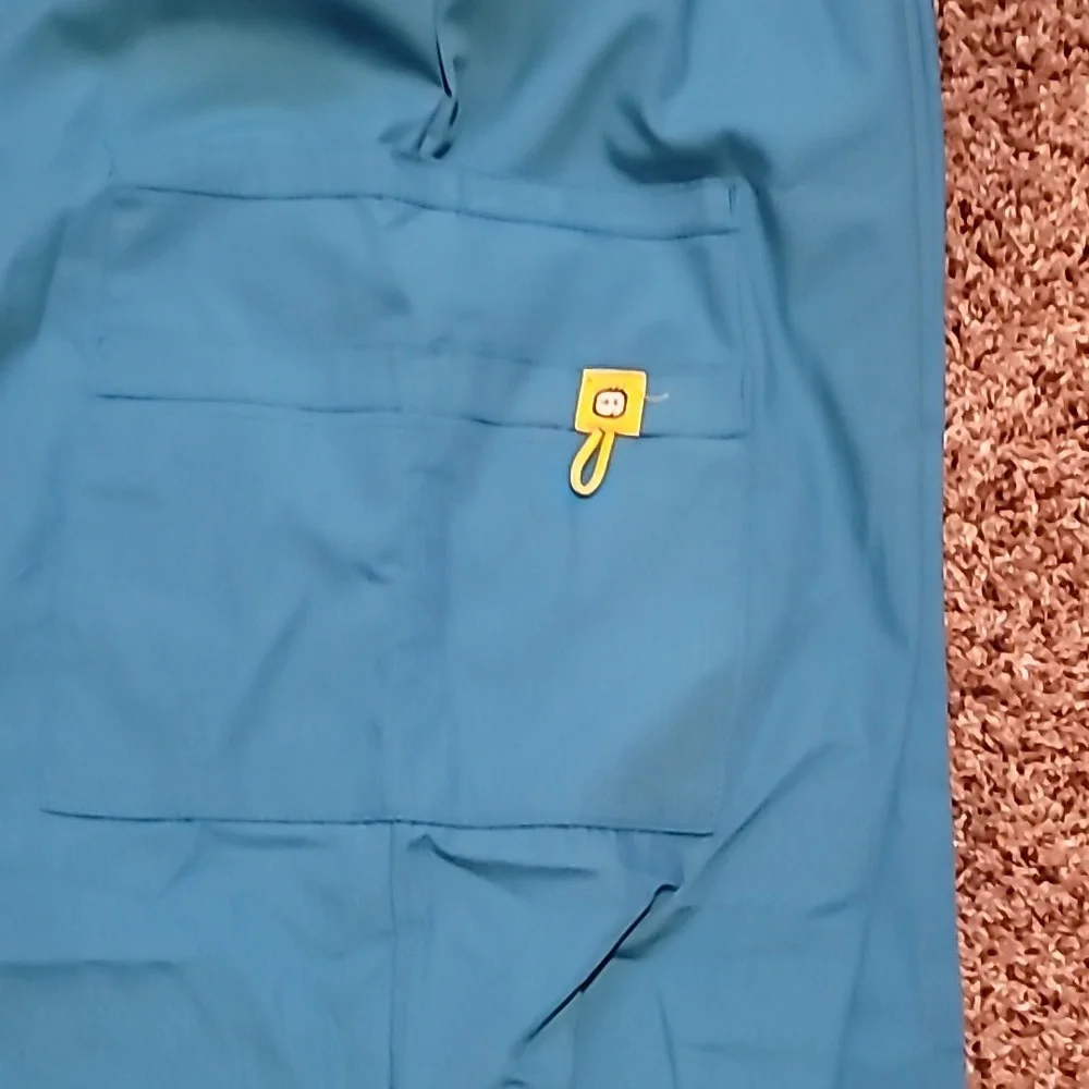 WonderWink Womens Blue Scrubs Pants. NWT - Picture 3 of 4